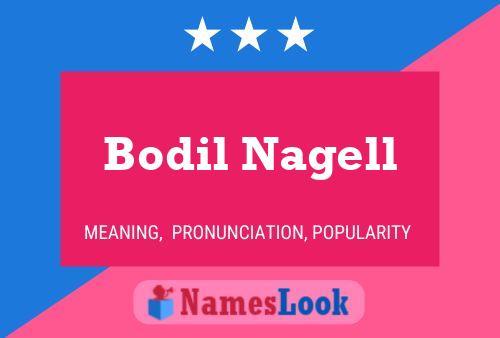 Affiche de nom Bodil Nagell