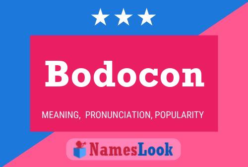 Affiche de nom Bodocon