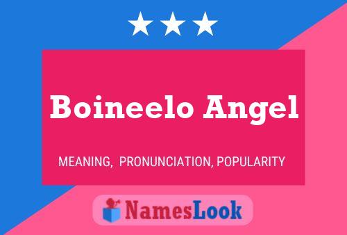 Affiche de nom Boineelo Angel