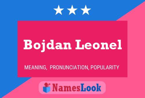 Affiche de nom Bojdan Leonel