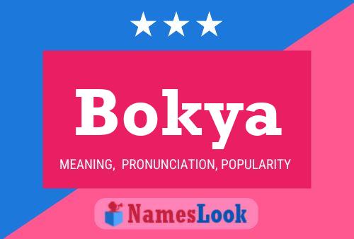 Affiche de nom Bokya