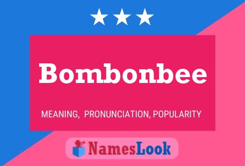 Affiche de nom Bombonbee