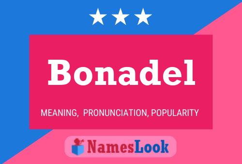 Affiche de nom Bonadel