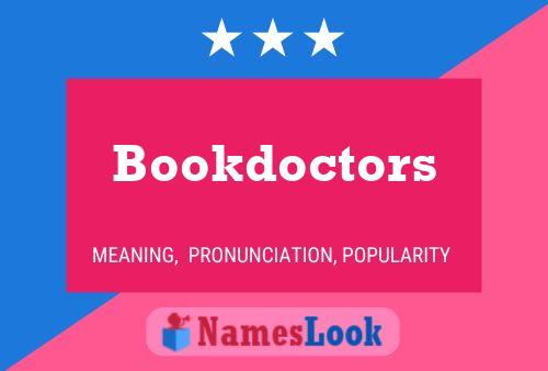 Affiche de nom Bookdoctors