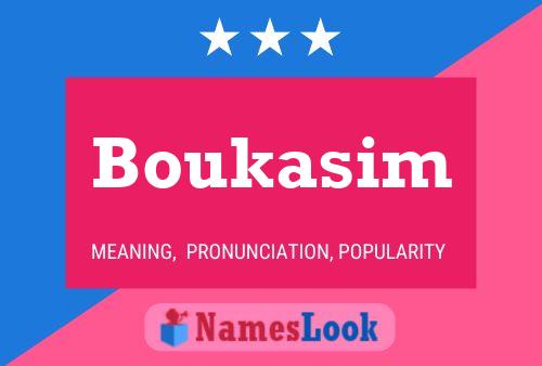 Affiche de nom Boukasim