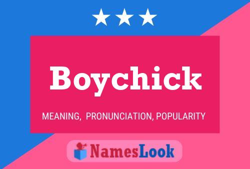 Affiche de nom Boychick