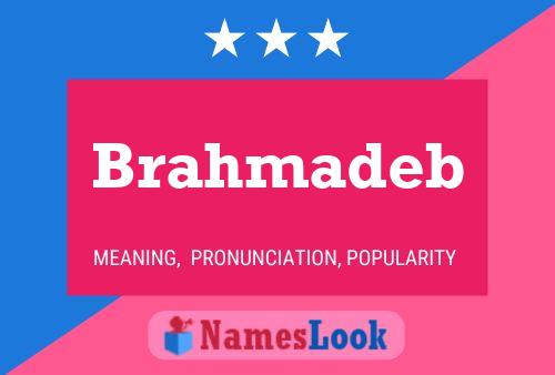 Affiche de nom Brahmadeb