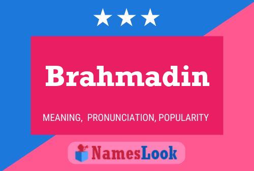 Affiche de nom Brahmadin