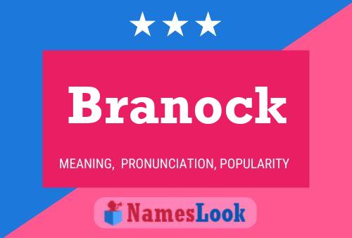 Affiche de nom Branock