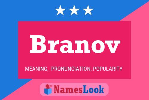 Affiche de nom Branov