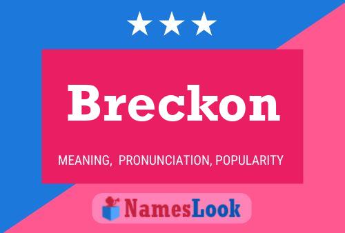 Affiche de nom Breckon