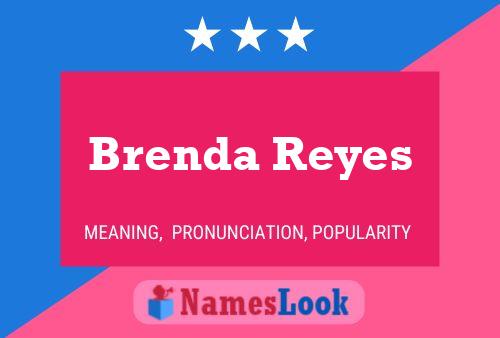 Affiche de nom Brenda Reyes