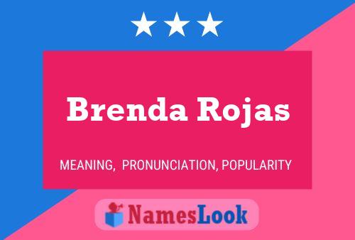 Affiche de nom Brenda Rojas