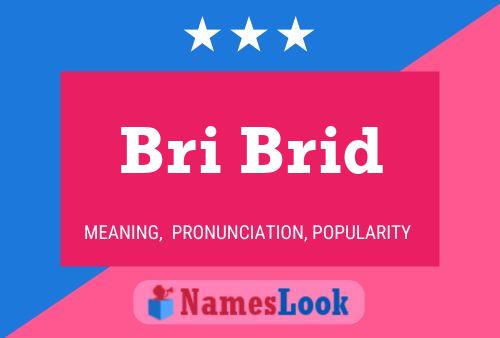 Affiche de nom Bri Brid