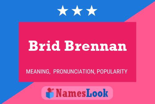 Affiche de nom Brid Brennan