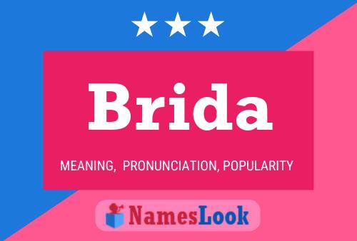 Affiche de nom Brida