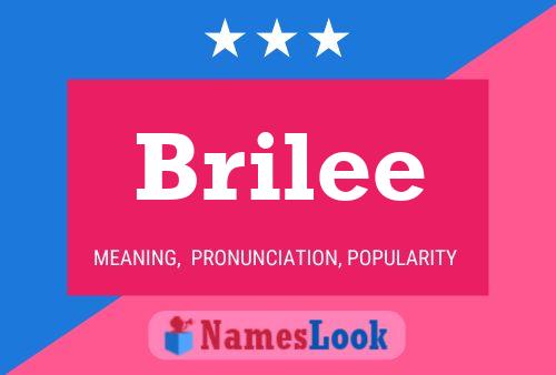 Affiche de nom Brilee