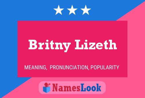 Affiche de nom Britny Lizeth