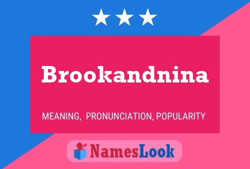 Affiche de nom Brookandnina