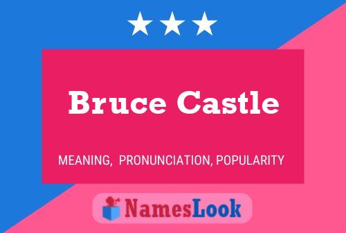 Affiche de nom Bruce Castle