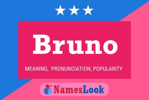 Affiche de nom Bruno