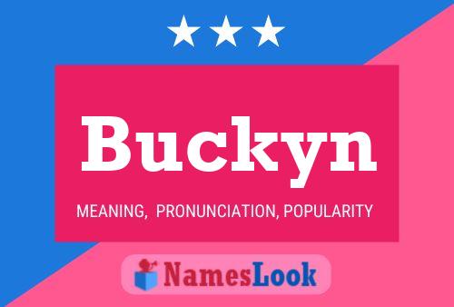 Affiche de nom Buckyn