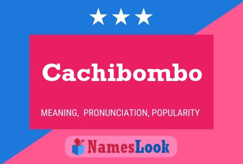 Affiche de nom Cachibombo