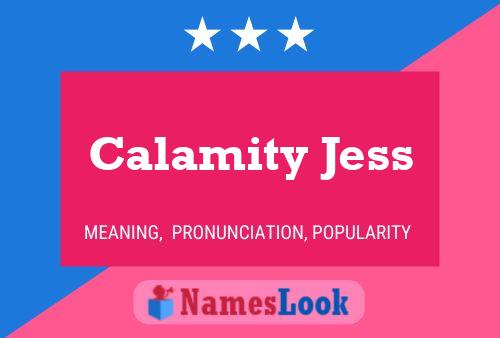 Affiche de nom Calamity Jess