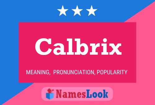 Affiche de nom Calbrix