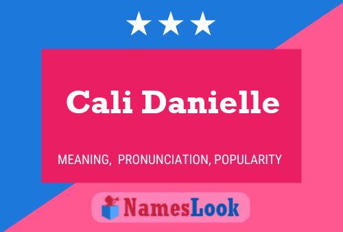 Affiche de nom Cali Danielle