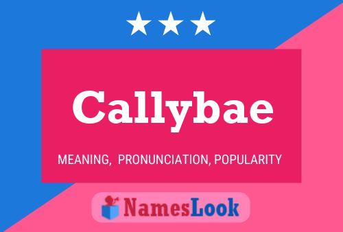 Affiche de nom Callybae