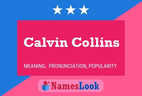 Affiche de nom Calvin Collins