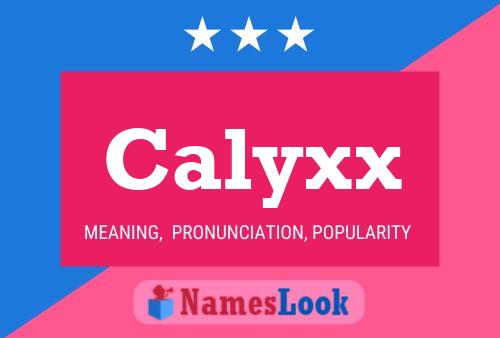 Affiche de nom Calyxx