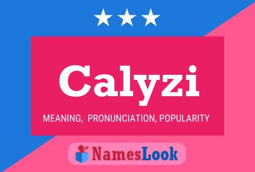 Affiche de nom Calyzi