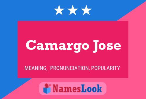 Affiche de nom Camargo Jose