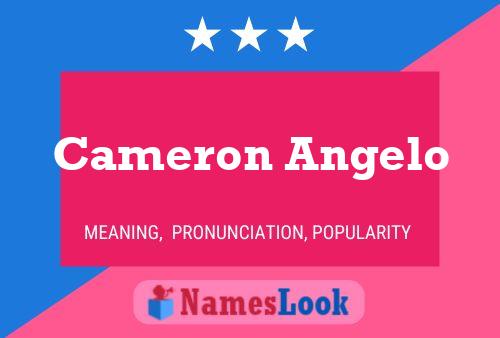 Affiche de nom Cameron Angelo