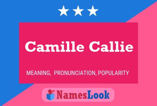 Affiche de nom Camille Callie