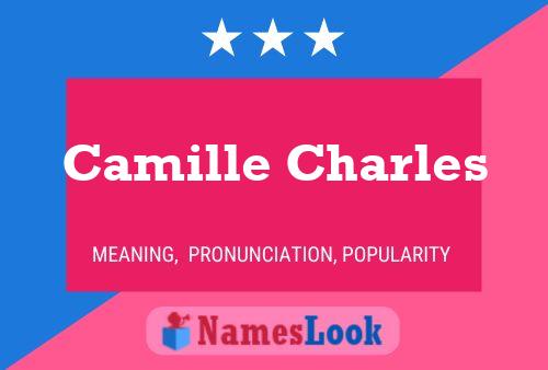 Affiche de nom Camille Charles