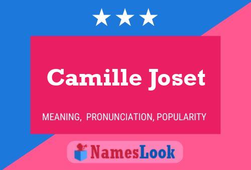 Affiche de nom Camille Joset