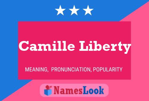 Affiche de nom Camille Liberty