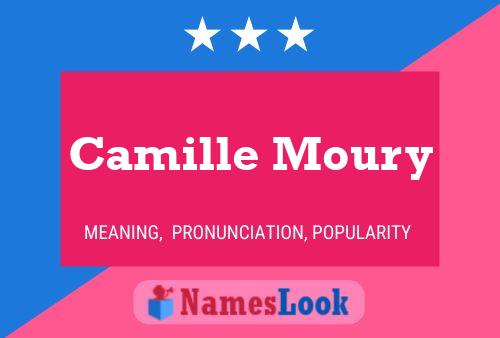 Affiche de nom Camille Moury