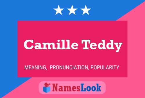 Affiche de nom Camille Teddy