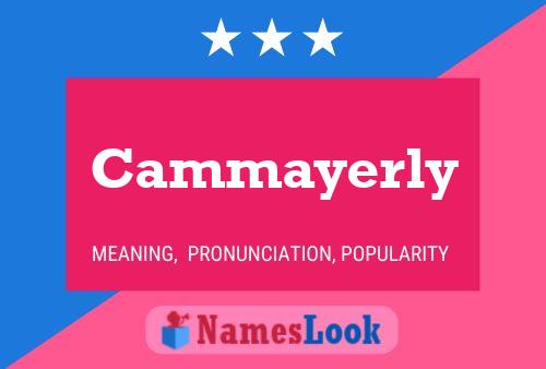 Affiche de nom Cammayerly