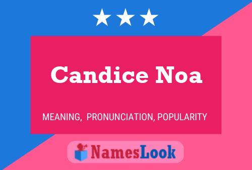 Affiche de nom Candice Noa