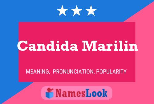 Affiche de nom Candida Marilin