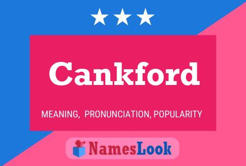 Affiche de nom Cankford