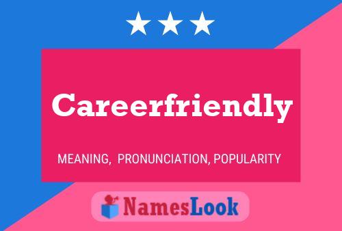 Affiche de nom Careerfriendly