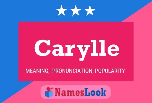 Affiche de nom Carylle