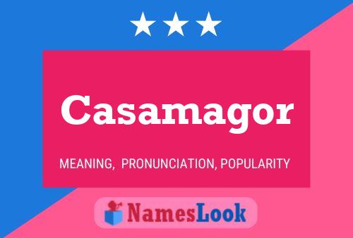 Affiche de nom Casamagor