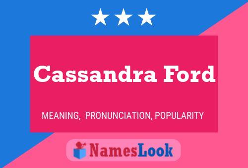 Affiche de nom Cassandra Ford